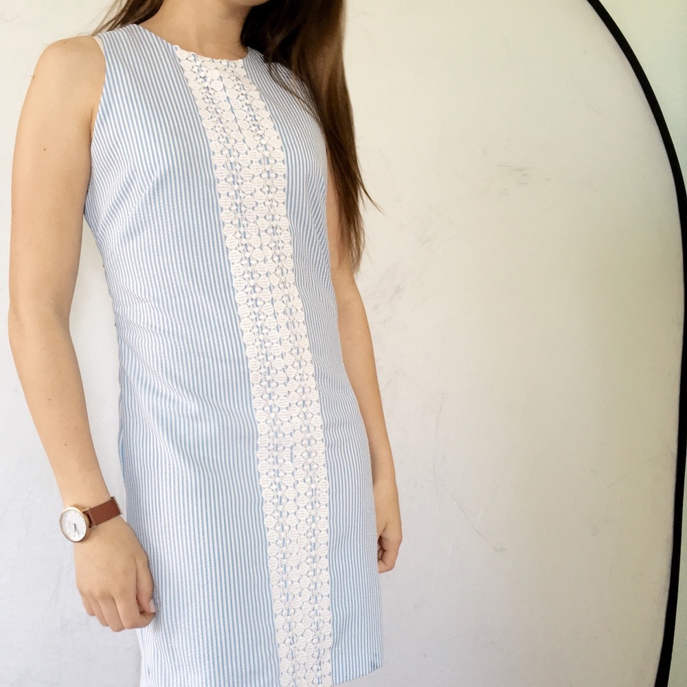 Preppy Spring Seersucker dress